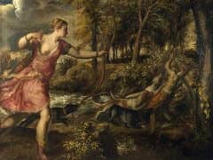 The Death of Actaeon by Titian
