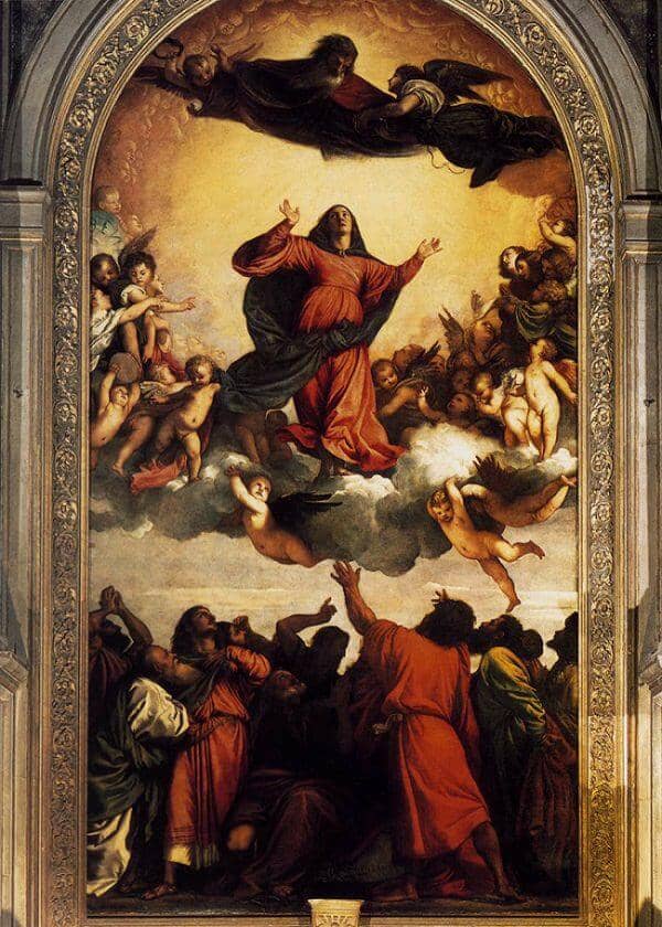 The Assumption of the Virgin, 1516-18 by Titian