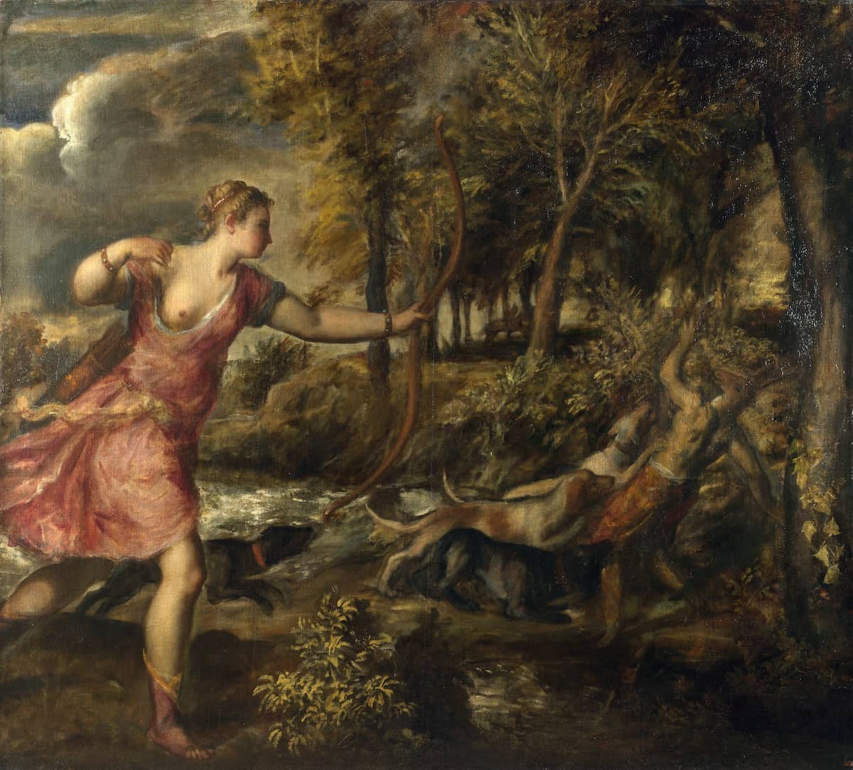 The Death of Actaeon, 1559-75 by Titian