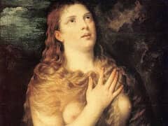 Saint Mary Magdalen in Penitence by Titian