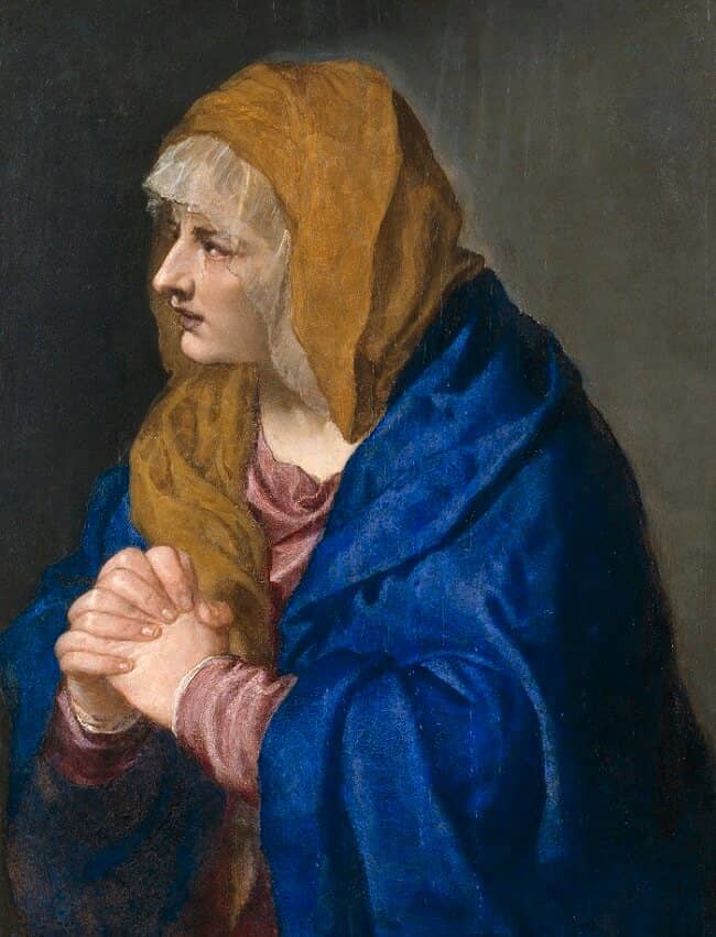 Mater Dolorosa, 1550 by Titian