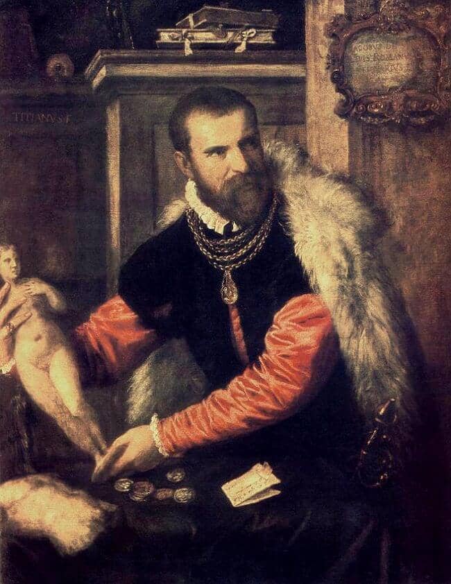 Portrait of Jacopo Strada, 1568 by Titian