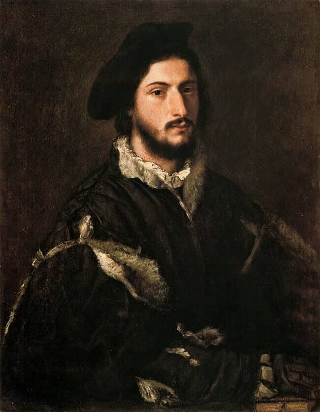Portrait of Vincenzo Mosti, 1520 by Titian