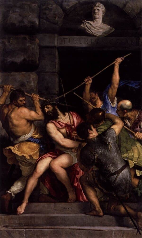 The Crowning with Thorns, 1542-45 by Titian